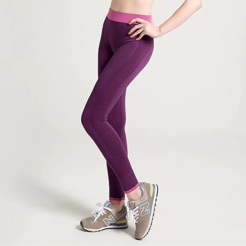 Quick-Drying Three Colors Hip-Hugging Fitness Yoga Sports Tight-Fitting Sports Leggings