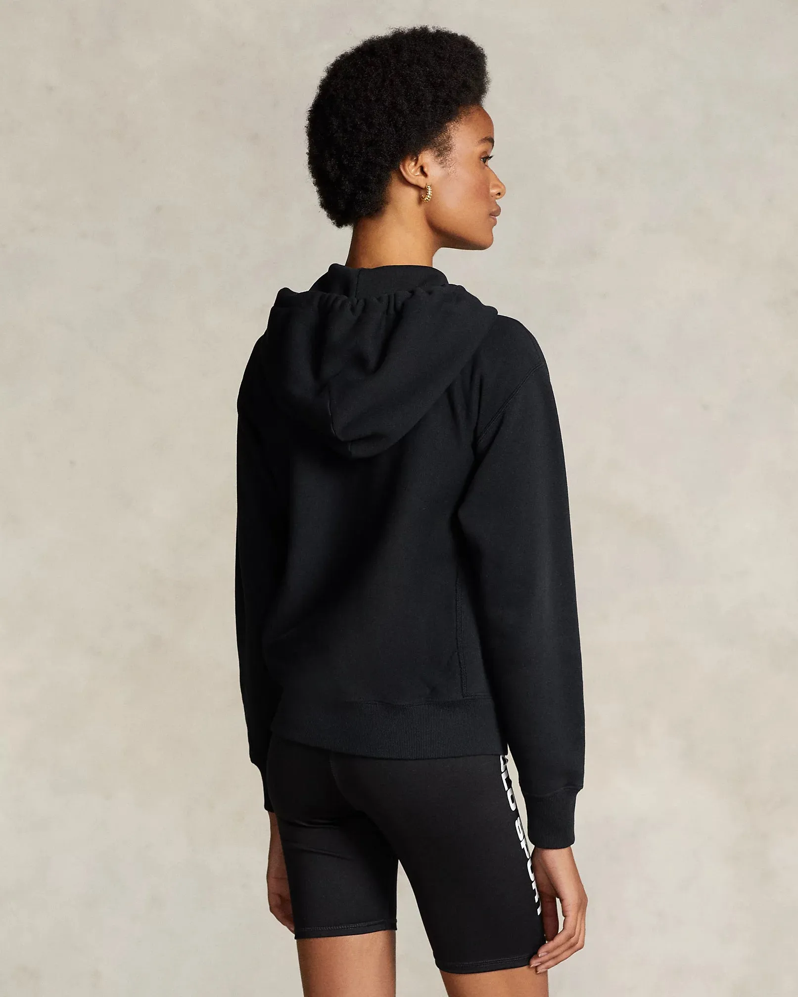 Ralph Lauren Fleece Full-Zip Hoodie | Black