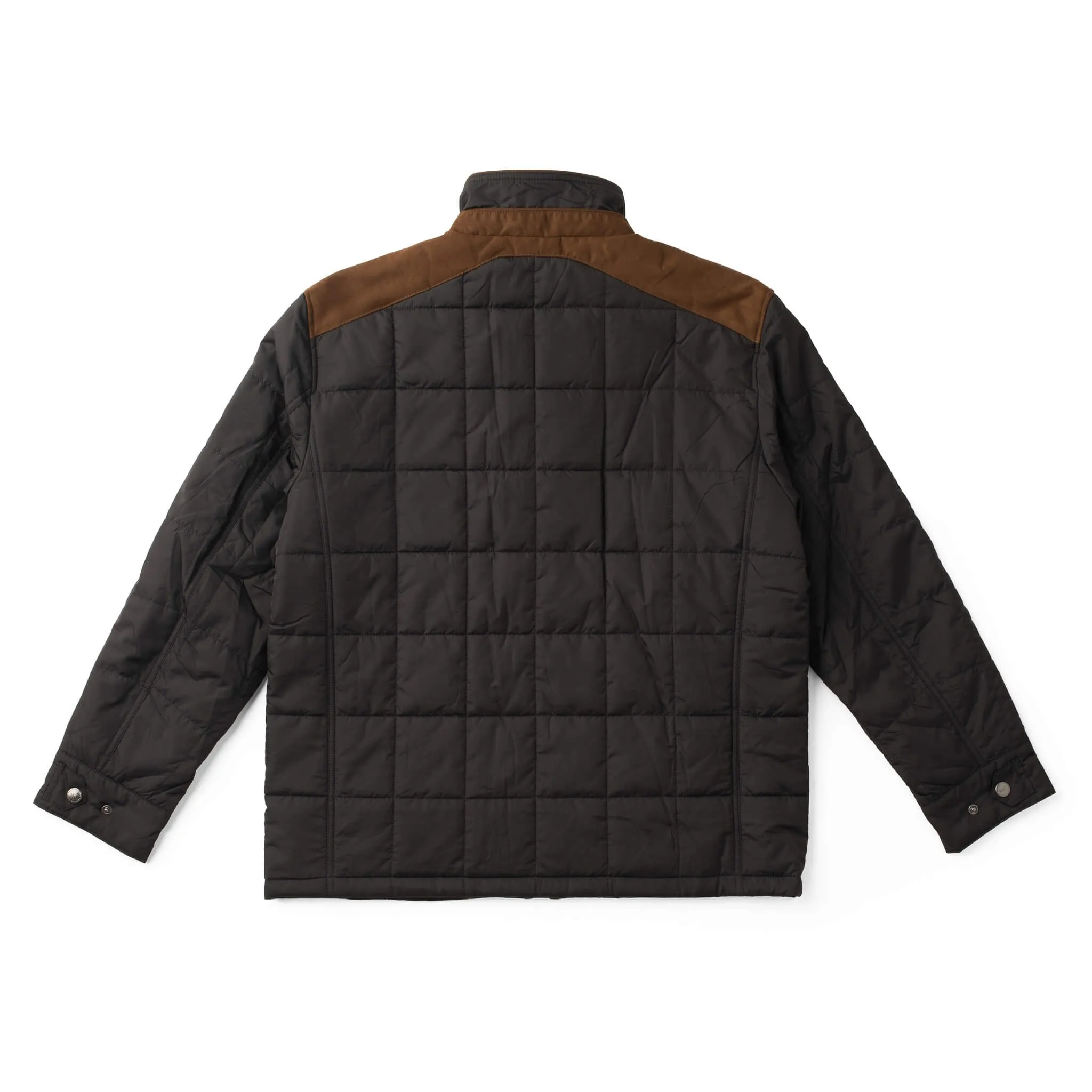 SHELBY NYLON QUILTED JACKET - BLACK