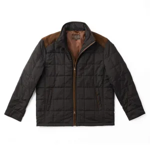 SHELBY NYLON QUILTED JACKET - BLACK