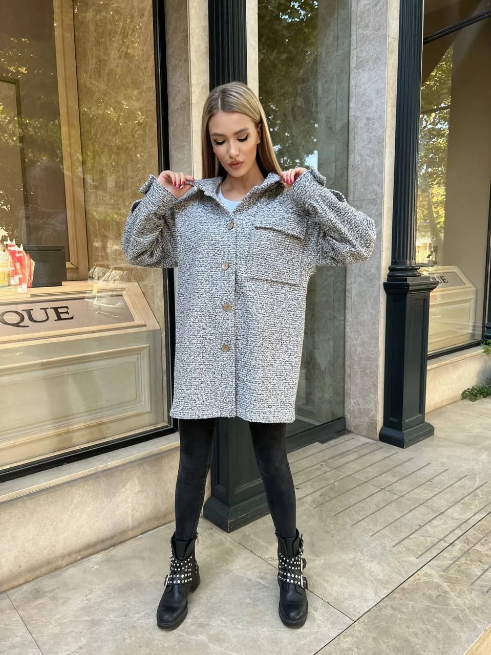 Shirt Coat Warm Fashion Women Clothing Autumn