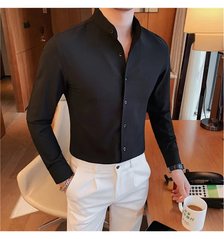 Slim Fit Tuxedo Shirt