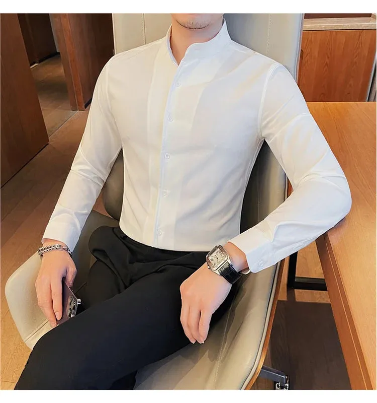 Slim Fit Tuxedo Shirt