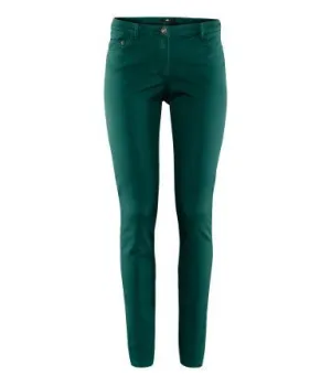 Slim Pants - Women - Green - H&M