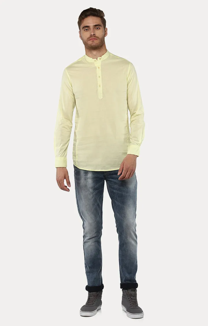 Spykar Men Lemon Solid Slim Fit Casual Shirt