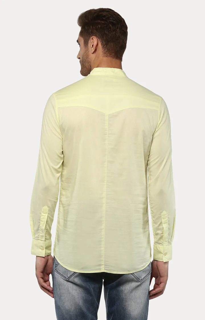 Spykar Men Lemon Solid Slim Fit Casual Shirt