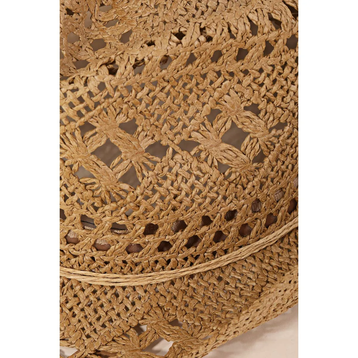 Straw Braided Cowboy Sun Hat