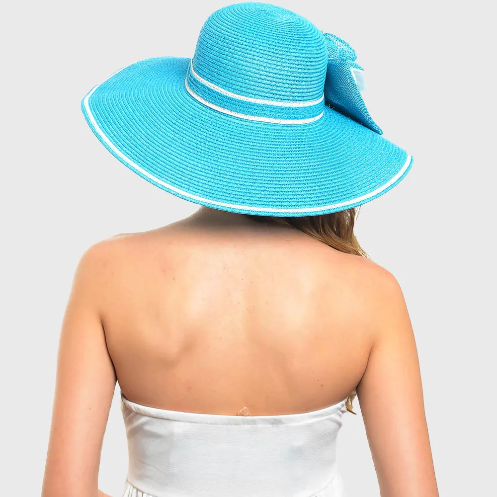 Straw Paper Kentucky Derby Church Hat W205