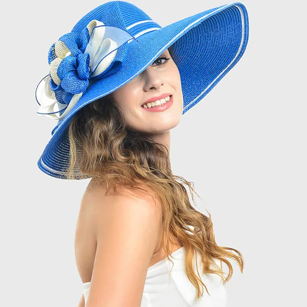 Straw Paper Kentucky Derby Church Hat W205