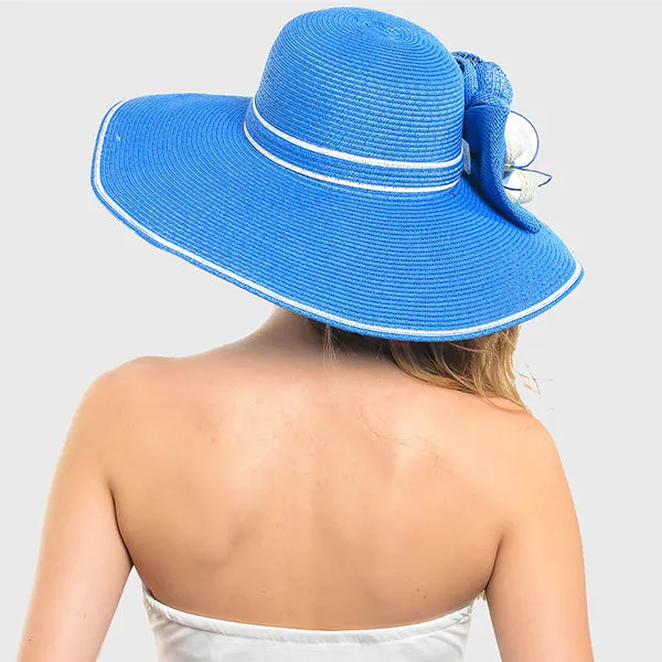 Straw Paper Kentucky Derby Church Hat W205