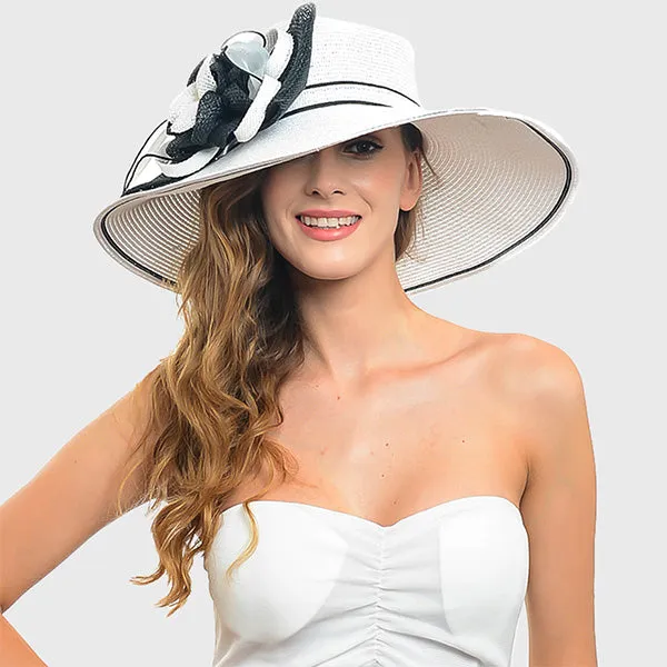 Straw Paper Kentucky Derby Church Hat W205