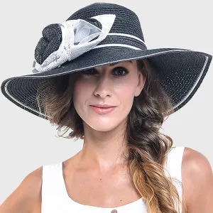 Straw Paper Kentucky Derby Church Hat W205