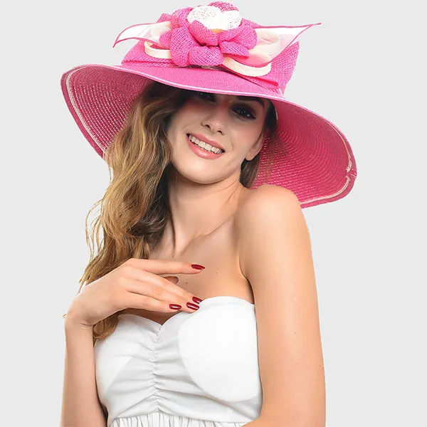 Straw Paper Kentucky Derby Church Hat W205