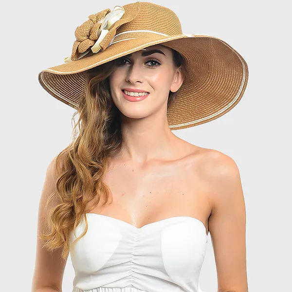 Straw Paper Kentucky Derby Church Hat W205