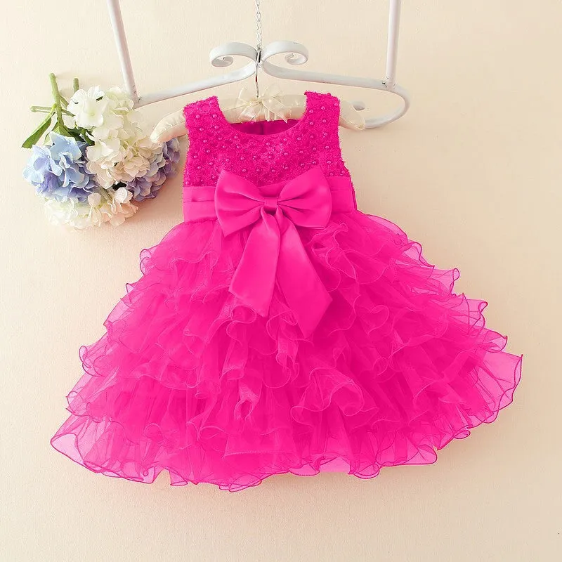 Summer Girls Wedding&Birthday Party One-Piece Dresses Princess Children Clothes For Kids Baby Clothing Girl Dress