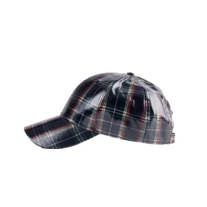 Tartan PU Baseball Cap