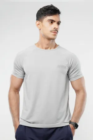 Textured T-Shirt - Light Grey