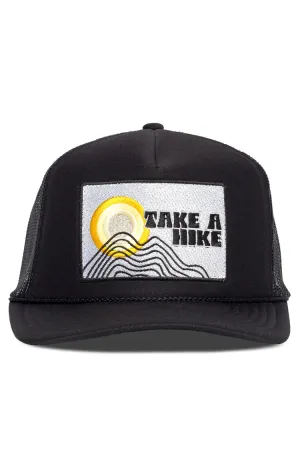 That Friday Feeling Take A Hike Sun Trucker Hat - BLACK