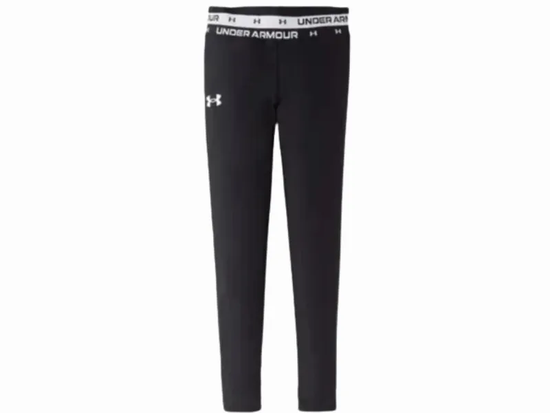 Under Armour Girls Heatgear Leggings (Black 001)