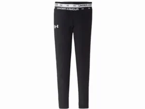 Under Armour Girls Heatgear Leggings (Black 001)