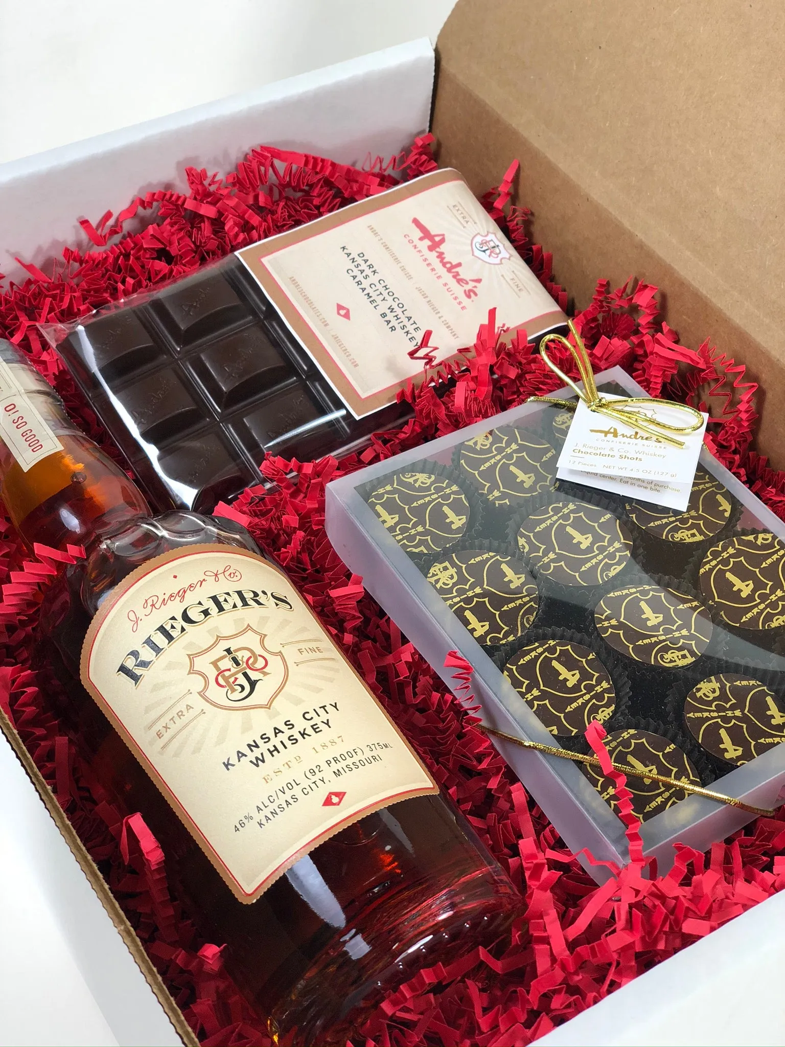 Whiskey Bottle   Chocolate Gift Box — KC Store Pickup