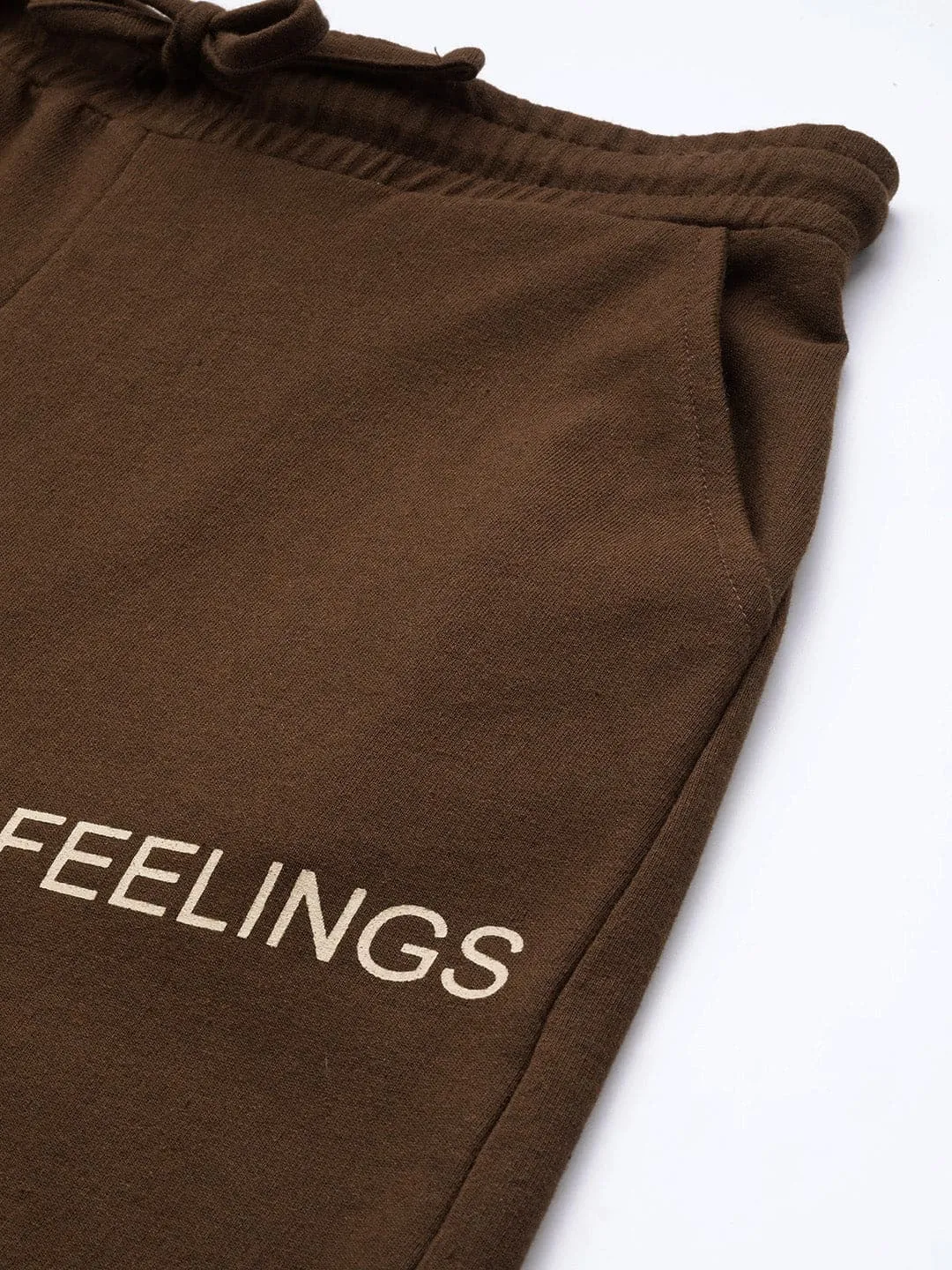 Women Brown Feeling Track Pants