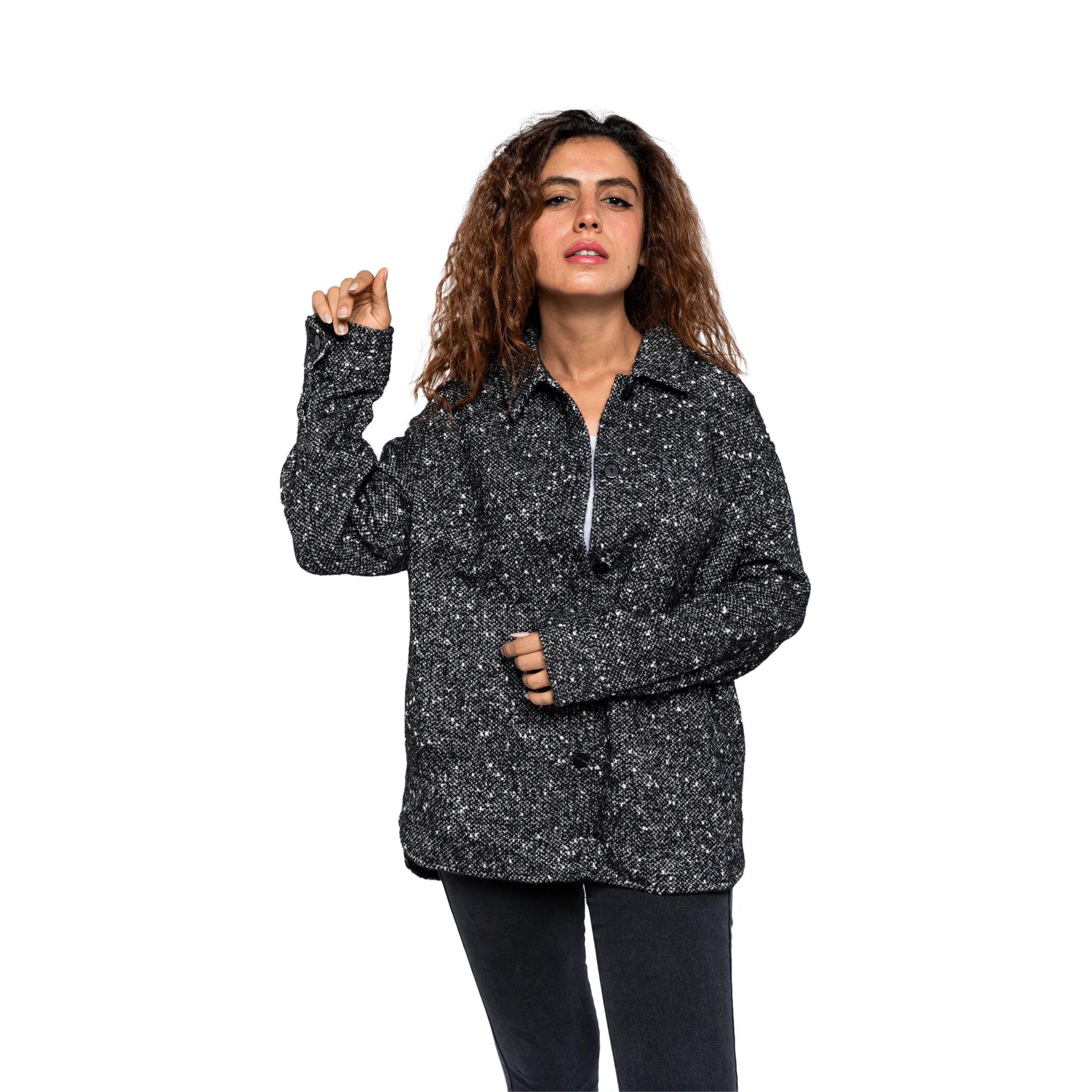 Women (Over-sized) Wool Jacket