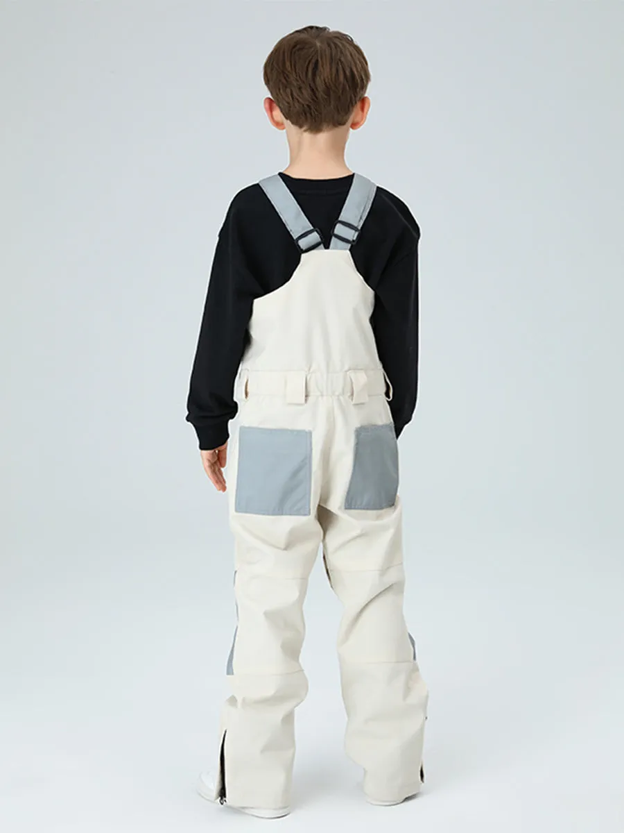 Yeefine Boys Colorblock Ski Overall Bib Pants