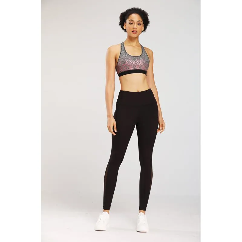 Yoga High-Waisted Suede Sports Fitness Cropped Pocket Sports Leggings