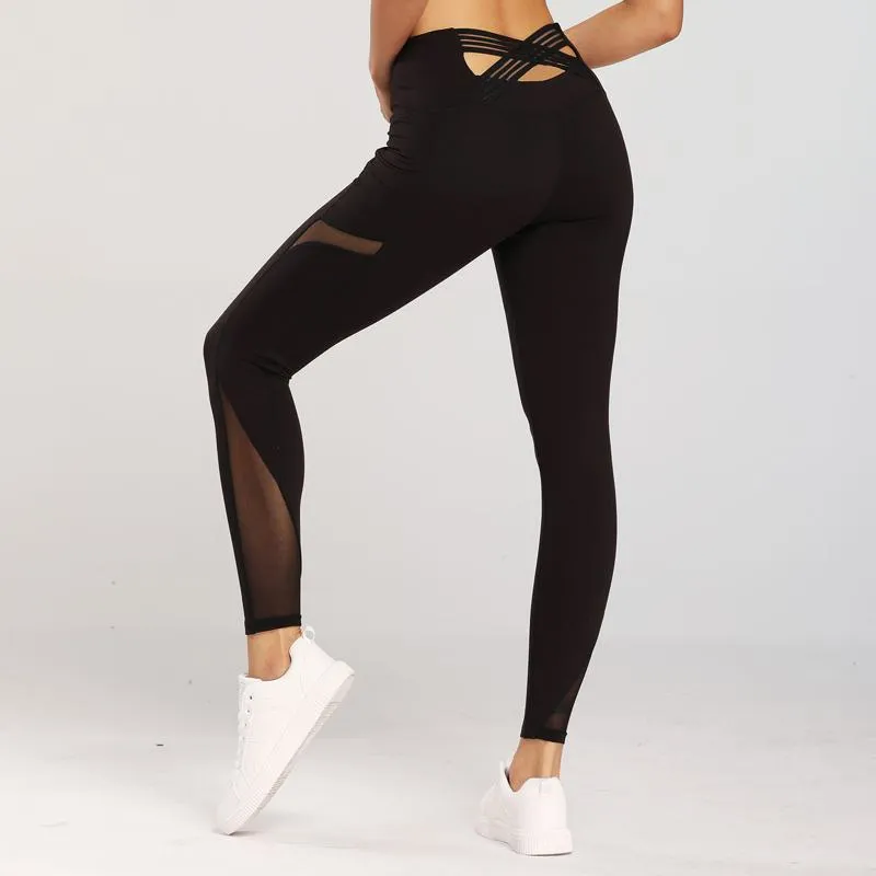 Yoga High-Waisted Suede Sports Fitness Cropped Pocket Sports Leggings