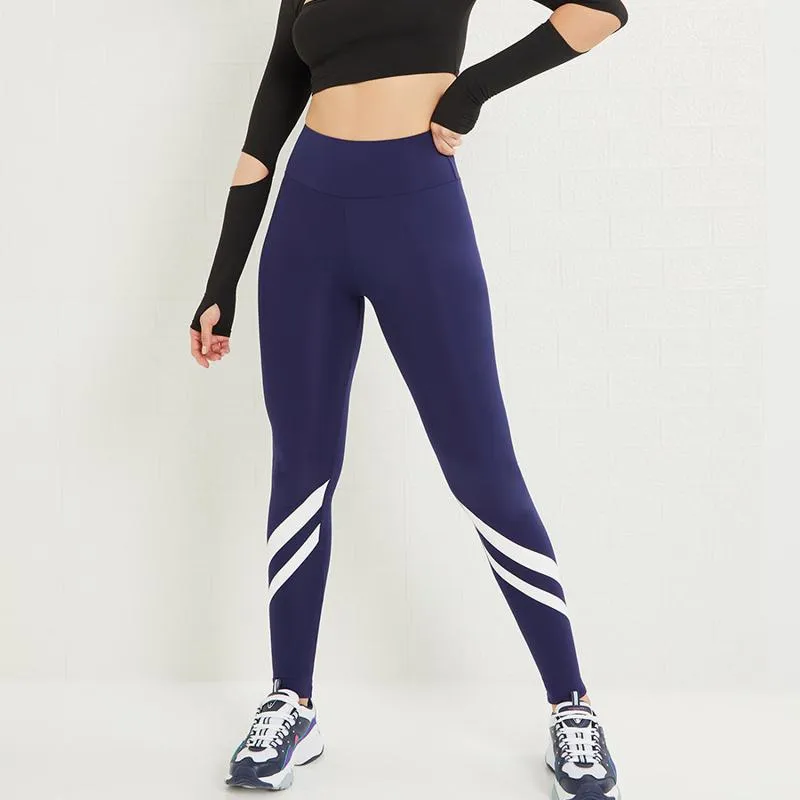 Yoga Tight-Fitting Sweat-Wicking Outdoor Fitness Offset Printing Moisture-Wicking Sports Leggings